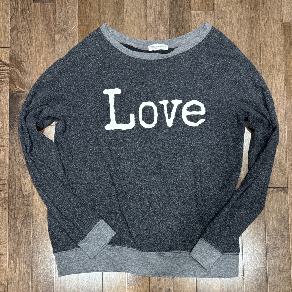Grayson Threads Charcoal Graphic Sweatshirt